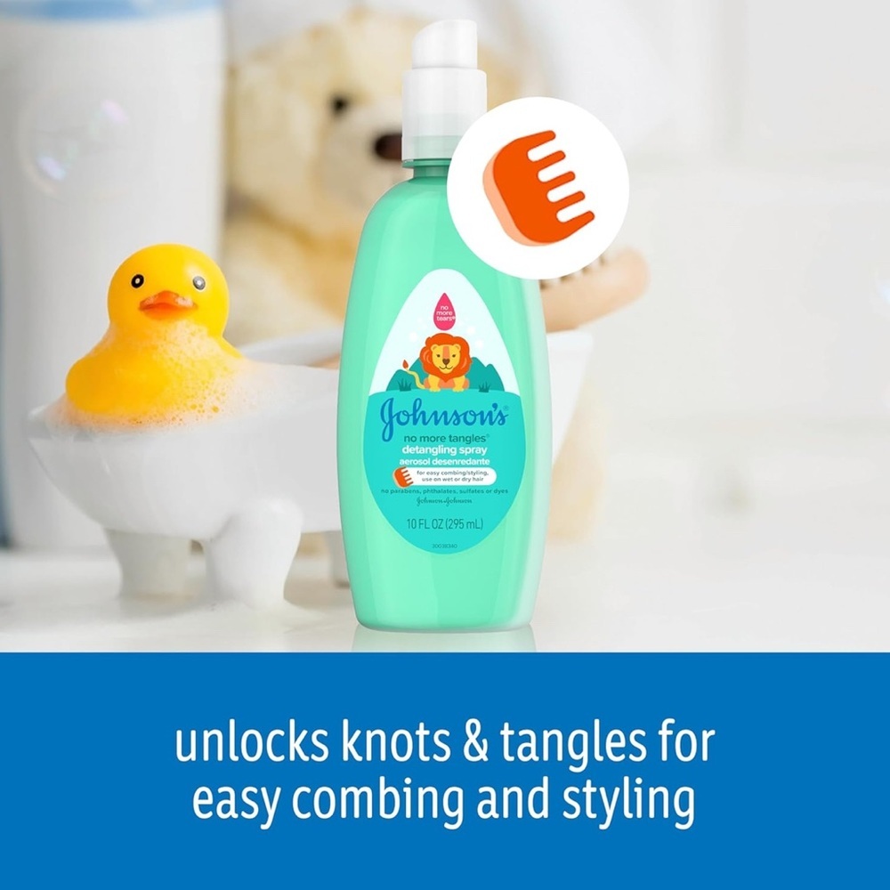 Johnson’s No More Tangles Kids detangling spray - Picture 4 of 7